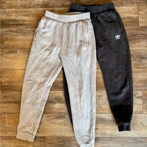 Adidas Kids Joggers Size M - Black and Gray